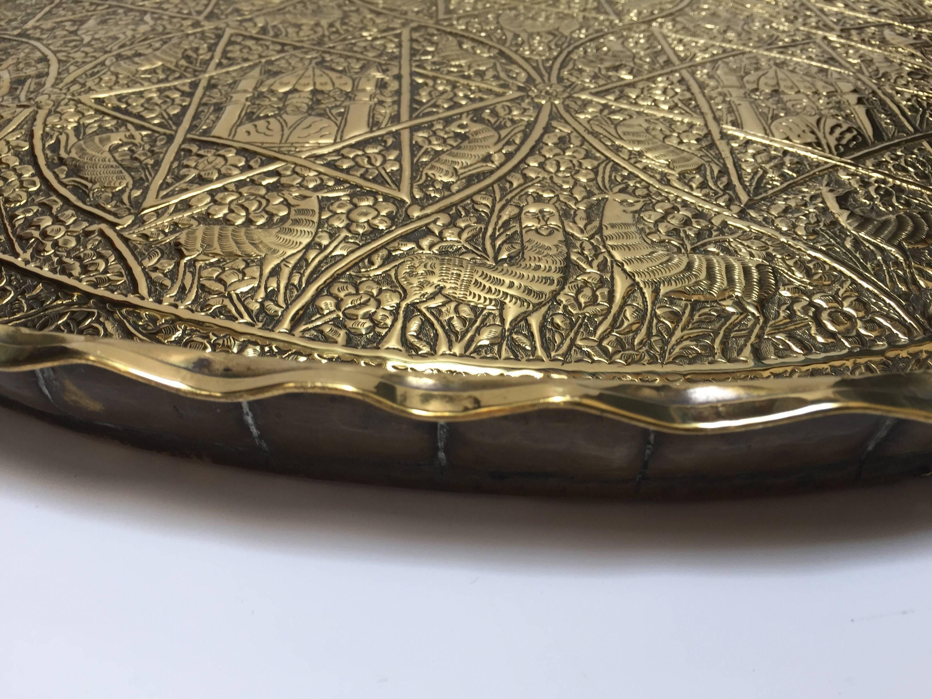 brass decorative tray