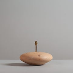 Large Handcrafted English Ash Lamp