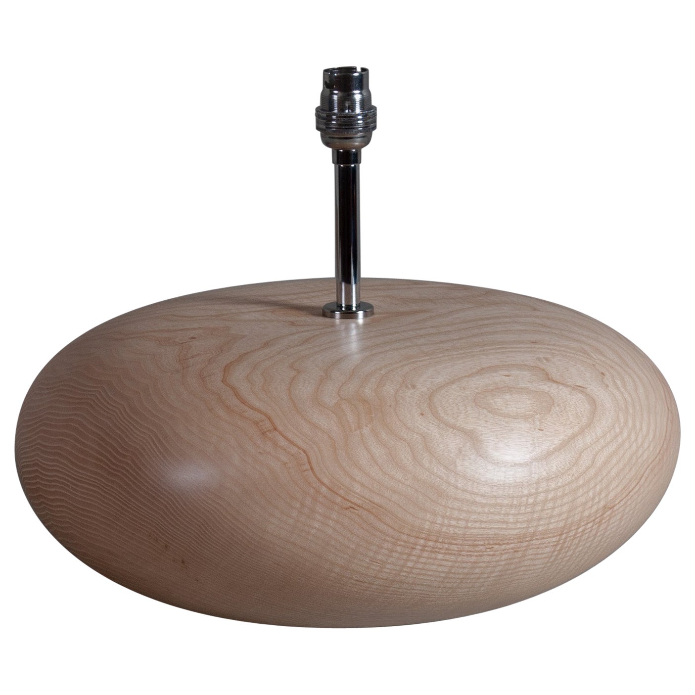 Large Handcrafted English Ash Lamp