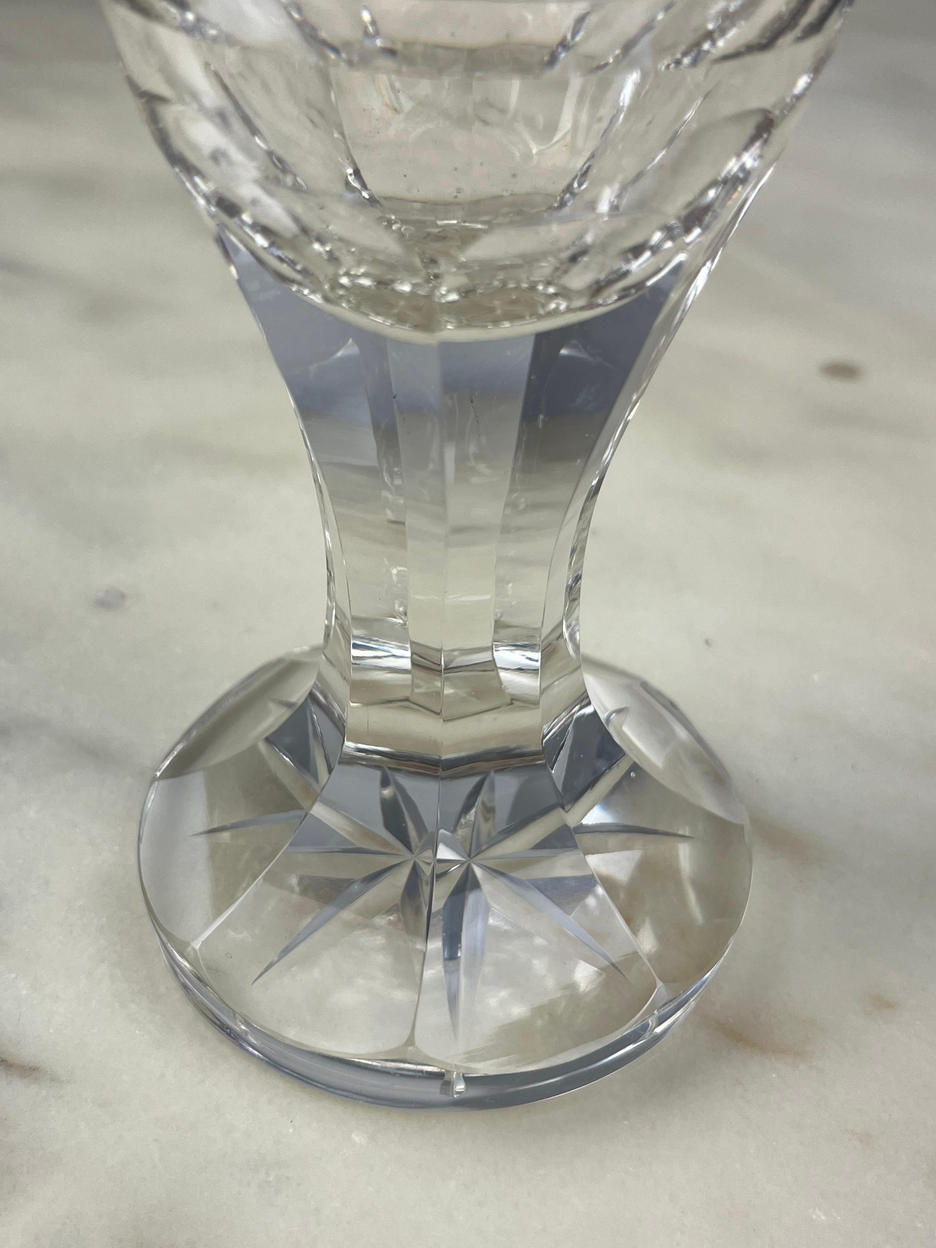 Large Handcrafted Murano Glass Goblet, Italy, 1980s For Sale 1