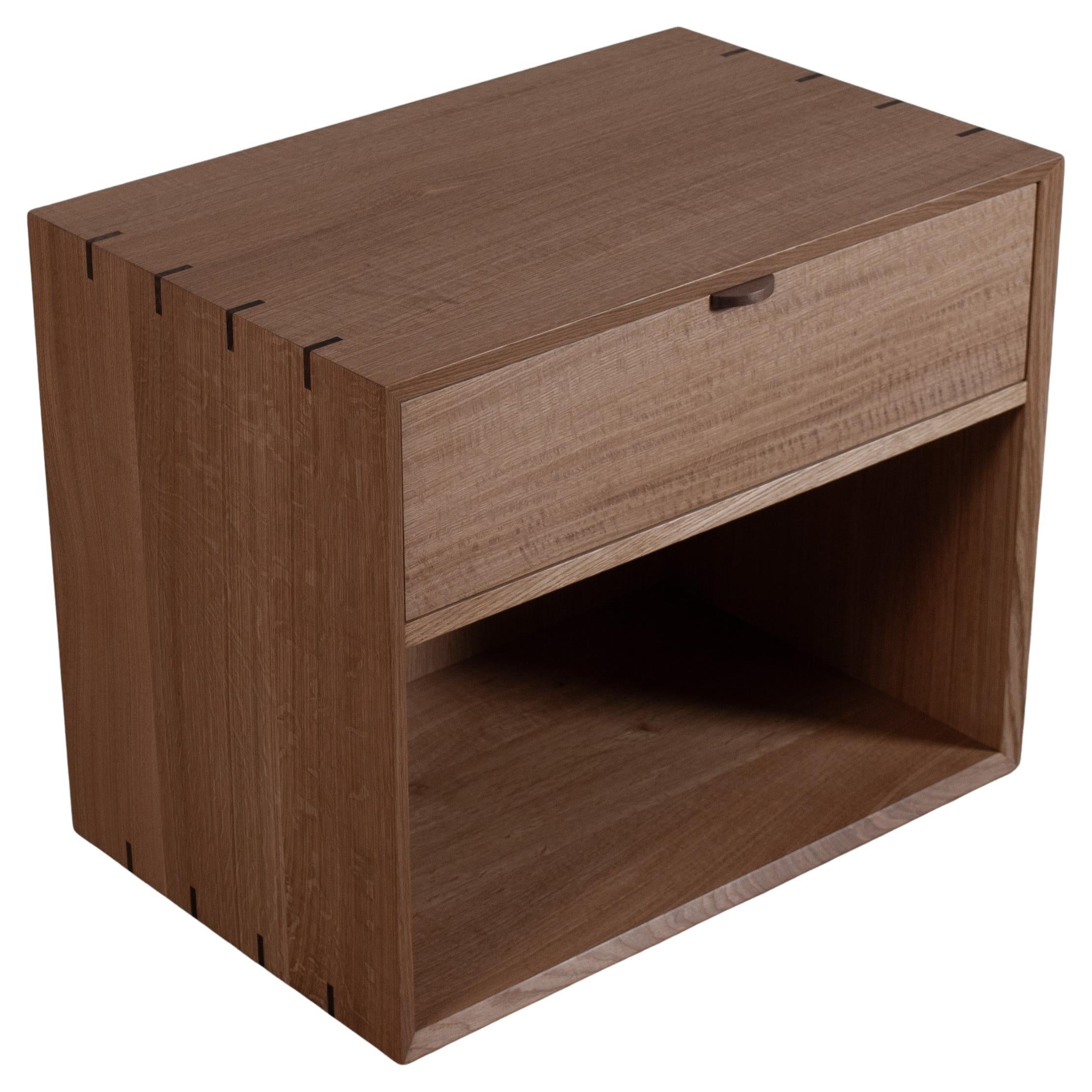 Large Handcrafted Oak Drawer Night Stand or End Table