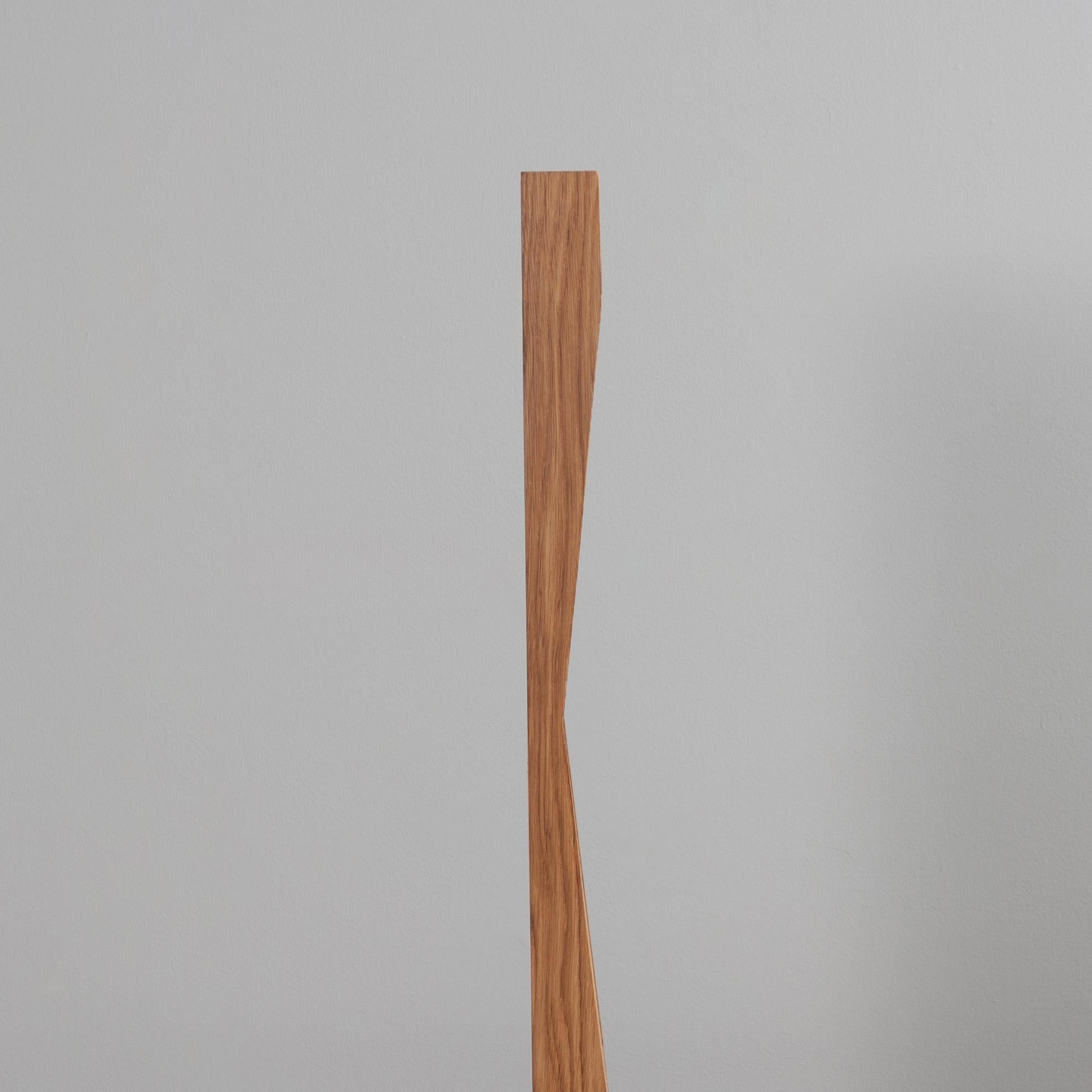 Large Handcrafted Oak Furrow Shelf Mirror In New Condition For Sale In London, GB