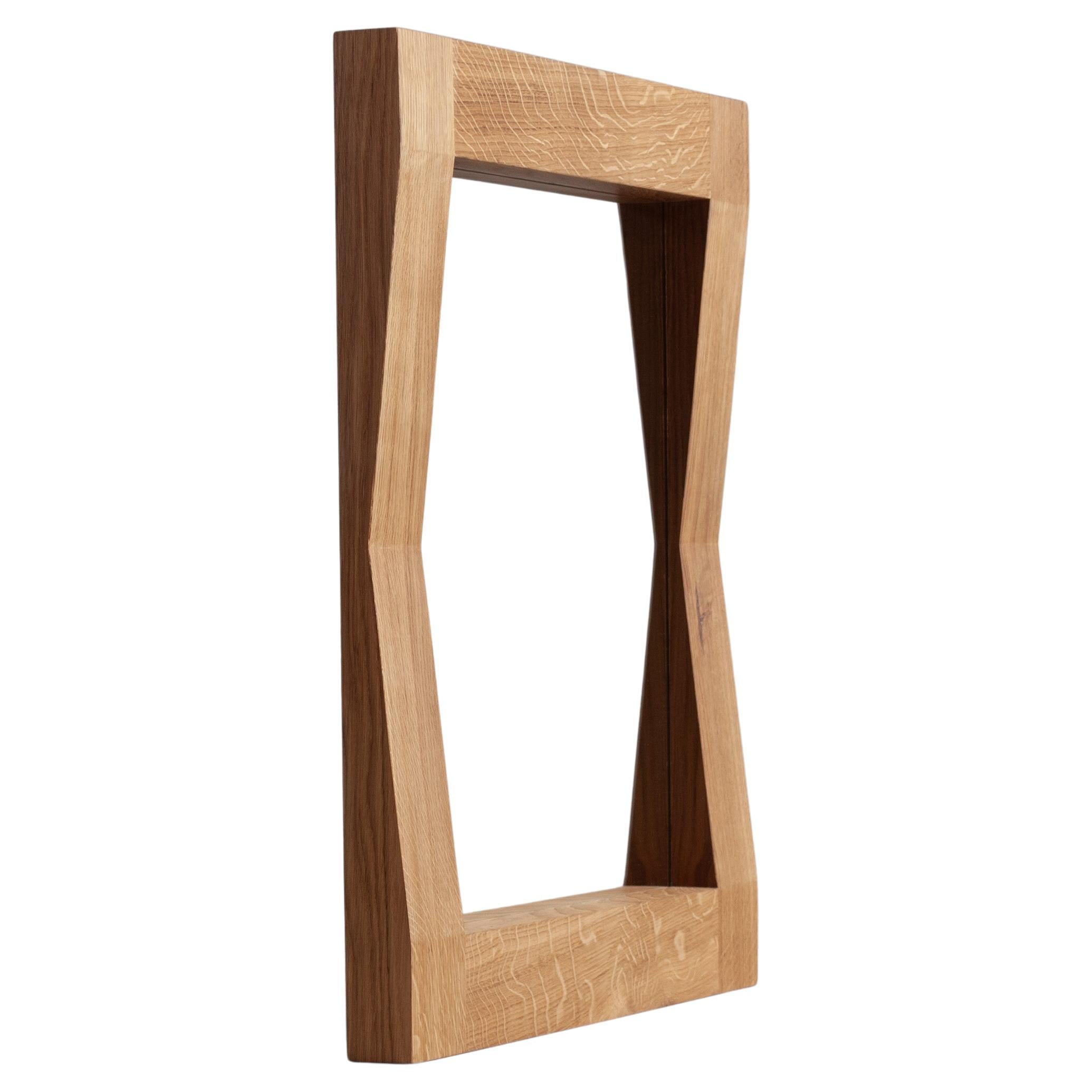Handcrafted English Oak Mirror