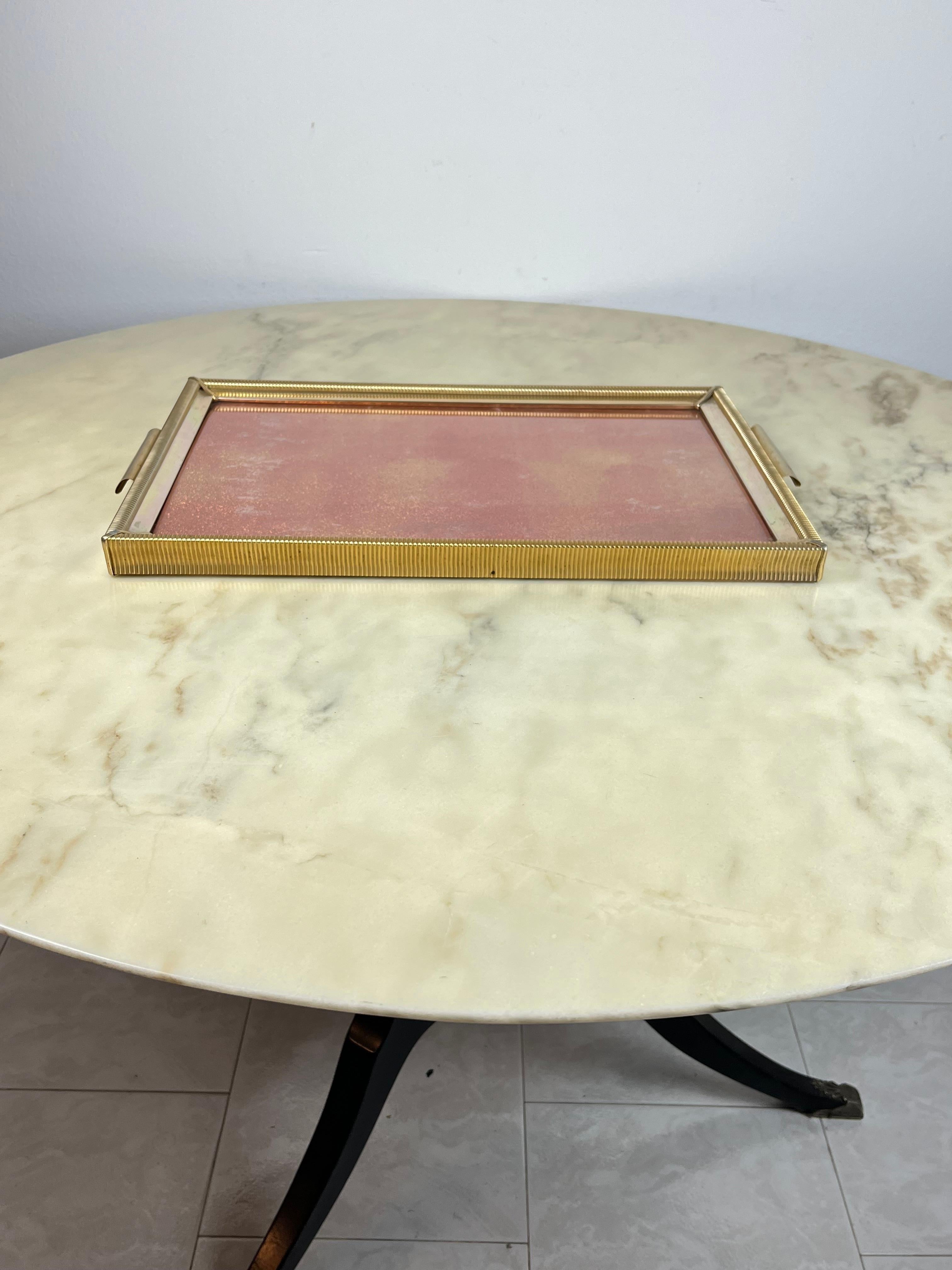 Large Handcrafted Tray, Italy, 1950s For Sale 2