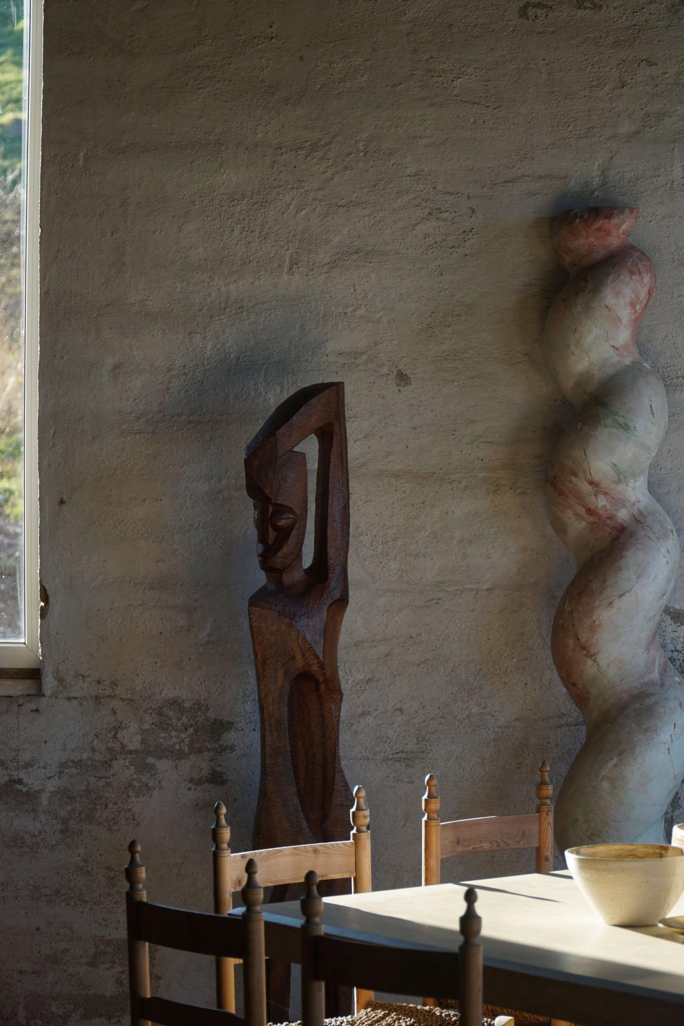 Large Handcrafted Wood Sculpture in Rosewood, Danish Mid Century Modern, 1960s 3