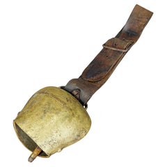 Large Handforged Cattle Bell Made in Switzerland ca. 1900s