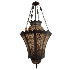 Large Handmade Moroccan Lamp by Ksar