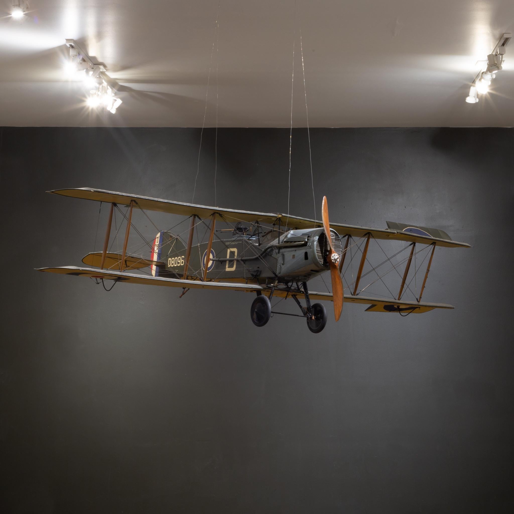 About

This is an unique, handmade exact replica model airplane of the British Bristol F.2b Fighter. The model features wooden propeller, wooden tail skid and wooden struts. The engine is metal and the tires are rubber and metal. The cockpit