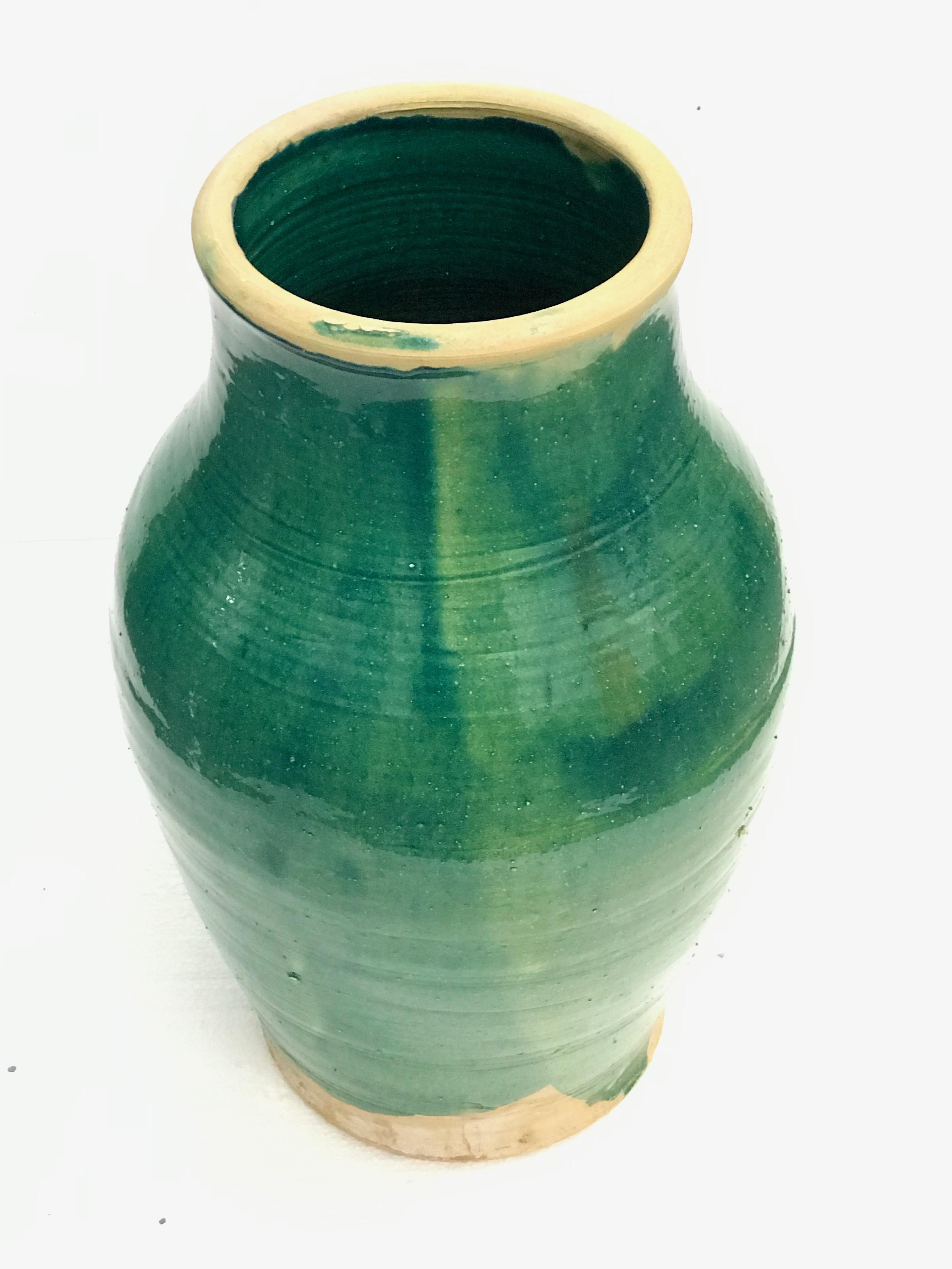 glazed clay pots