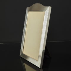 Cornice per fotografie in argento fatta a mano di grandi dimensioni