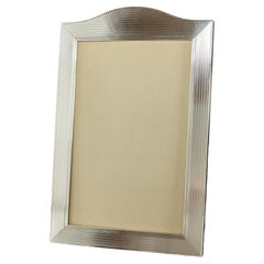 Large Handmade Silver Photograph Frame