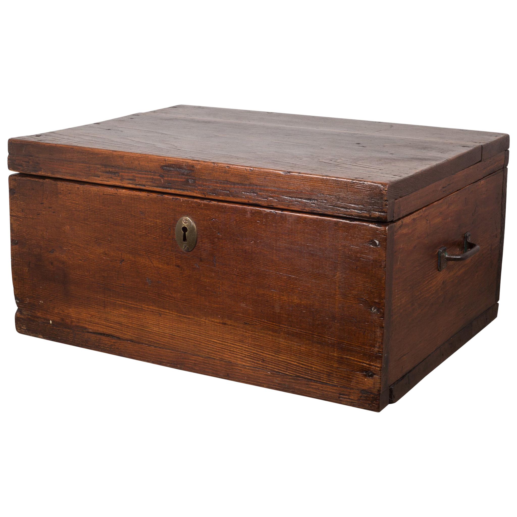 Large Handmade Wooden Shoe Factory Tool Box, circa 1940 at 1stDibs