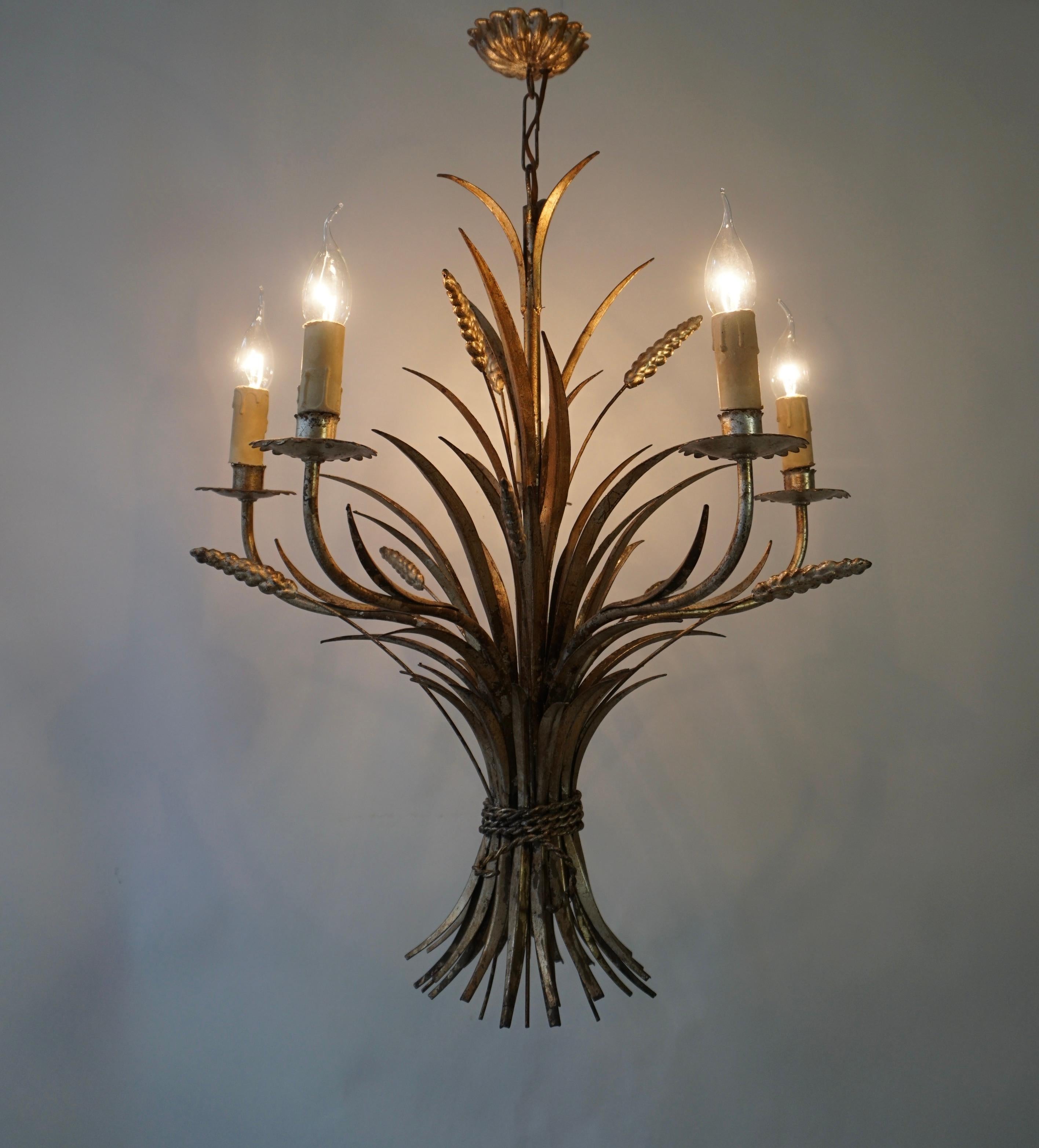 Italian Large Hanging Lamp Design by Hans Kogl, 1970, Italy For Sale