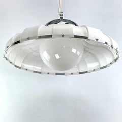 Large hanging lamp from Harvey Guzzini for Meblo ceiling lamp, 1970s0s