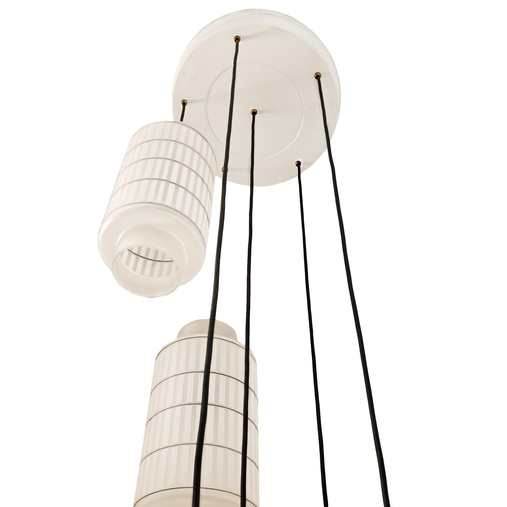 Mid-Century moderno Grande lampada a sospensione - Italia 1950-60 in vendita