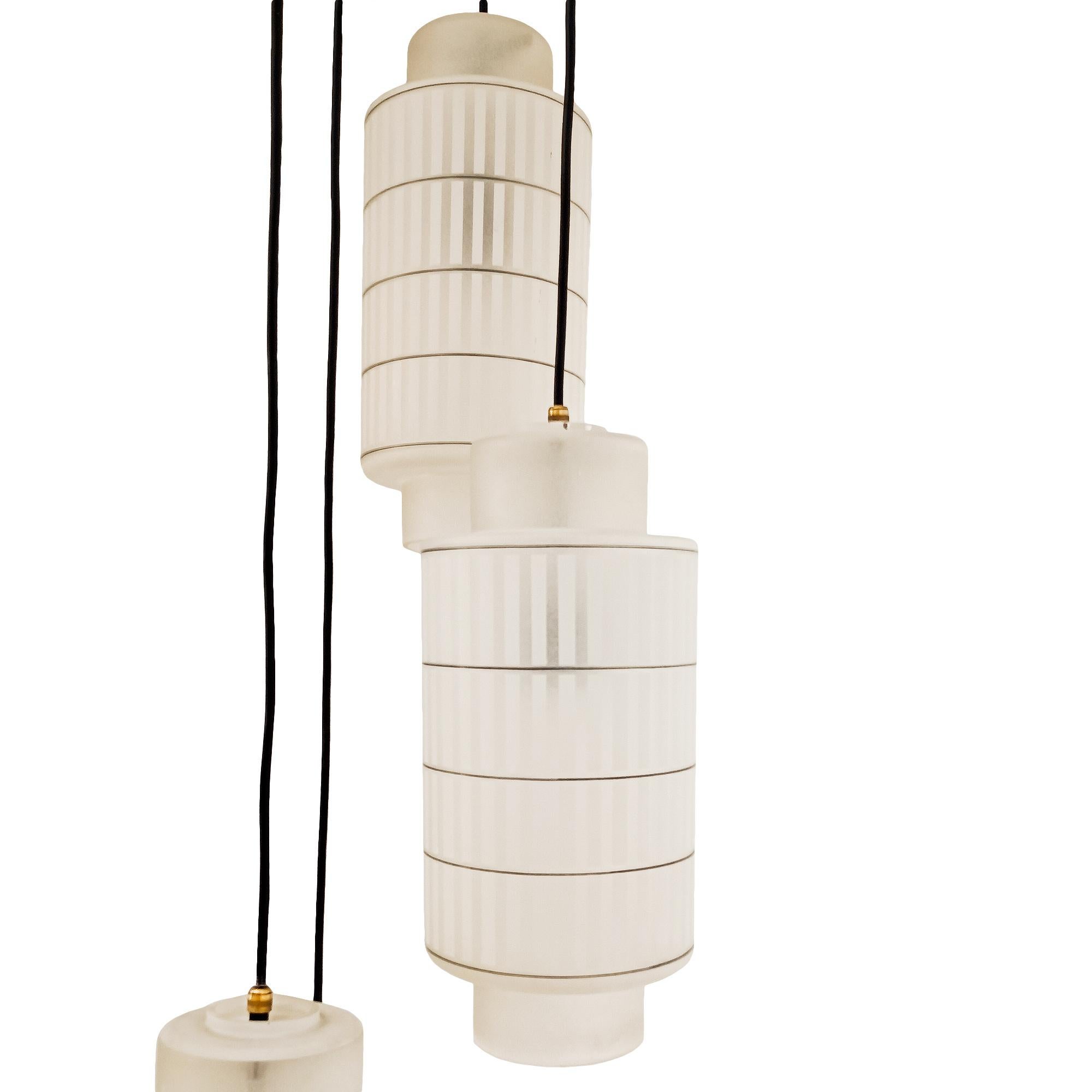 Italiano Grande lampada a sospensione - Italia 1950-60 in vendita