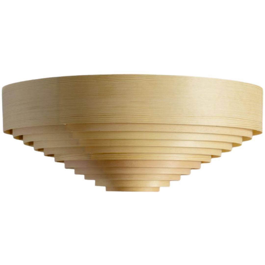 Large Hans-Agne Jakobsson '1005 Hans' Ceiling Light in Pine for Vaarnii In New Condition In Glendale, CA