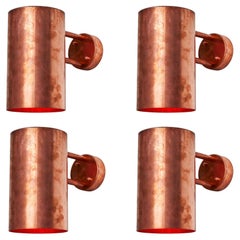 Large Hans-Agne Jakobsson C 627 'Rulle' Copper Outdoor Sconce