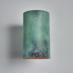 Large Hans-Agne Jakobsson C627 'Rulle' Verdigris Patinated Outdoor Sconce
