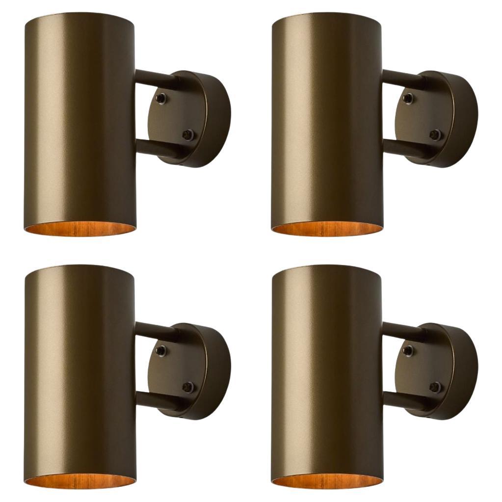 Large Hans-Agne Jakobsson C627 'Rulle' Outdoor Sconce in Painted Brown