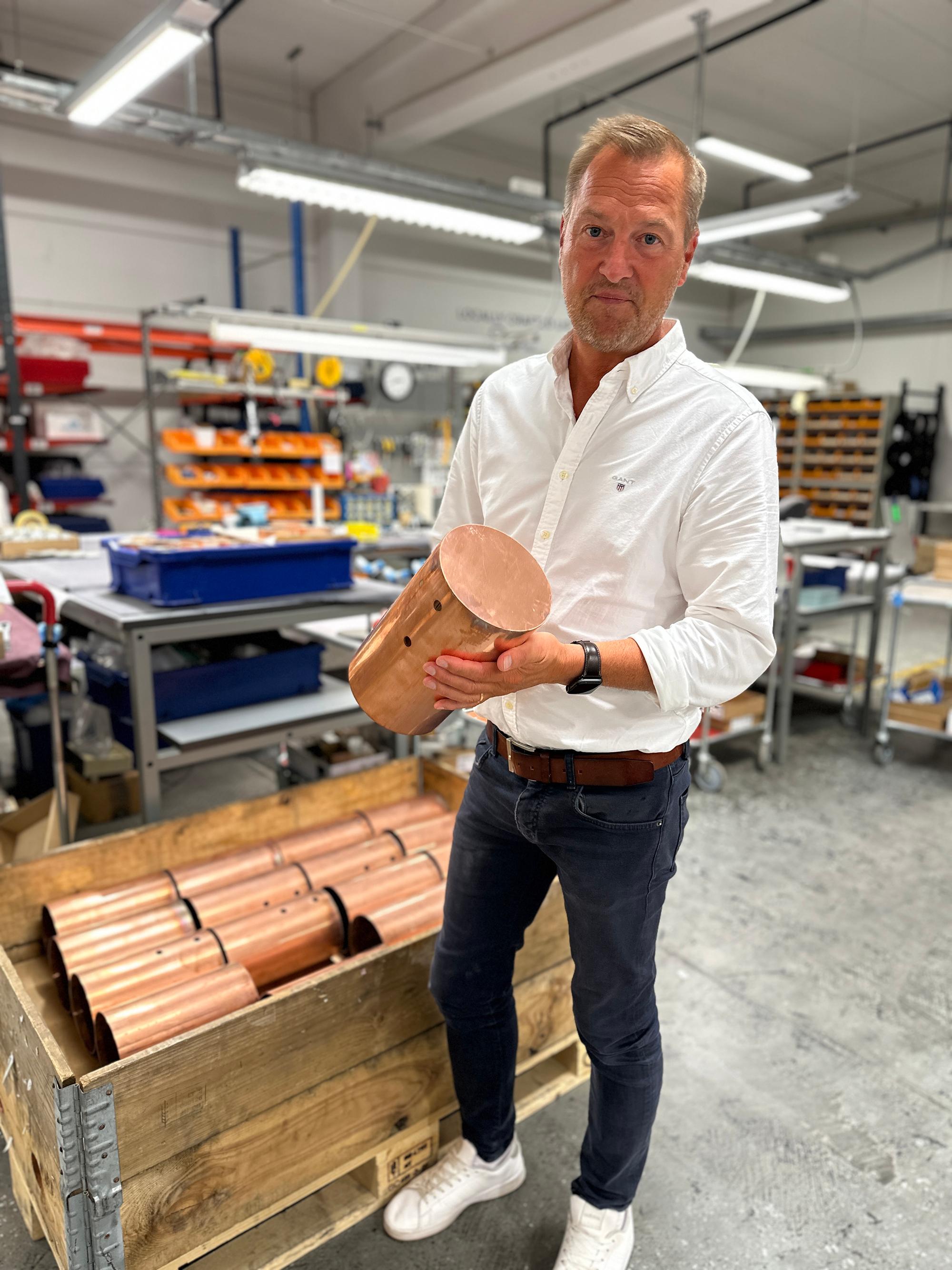 Große Hans-Agne Jakobsson C627 'Rulle' Außenleuchte aus lackiertem Stahl im Angebot 6