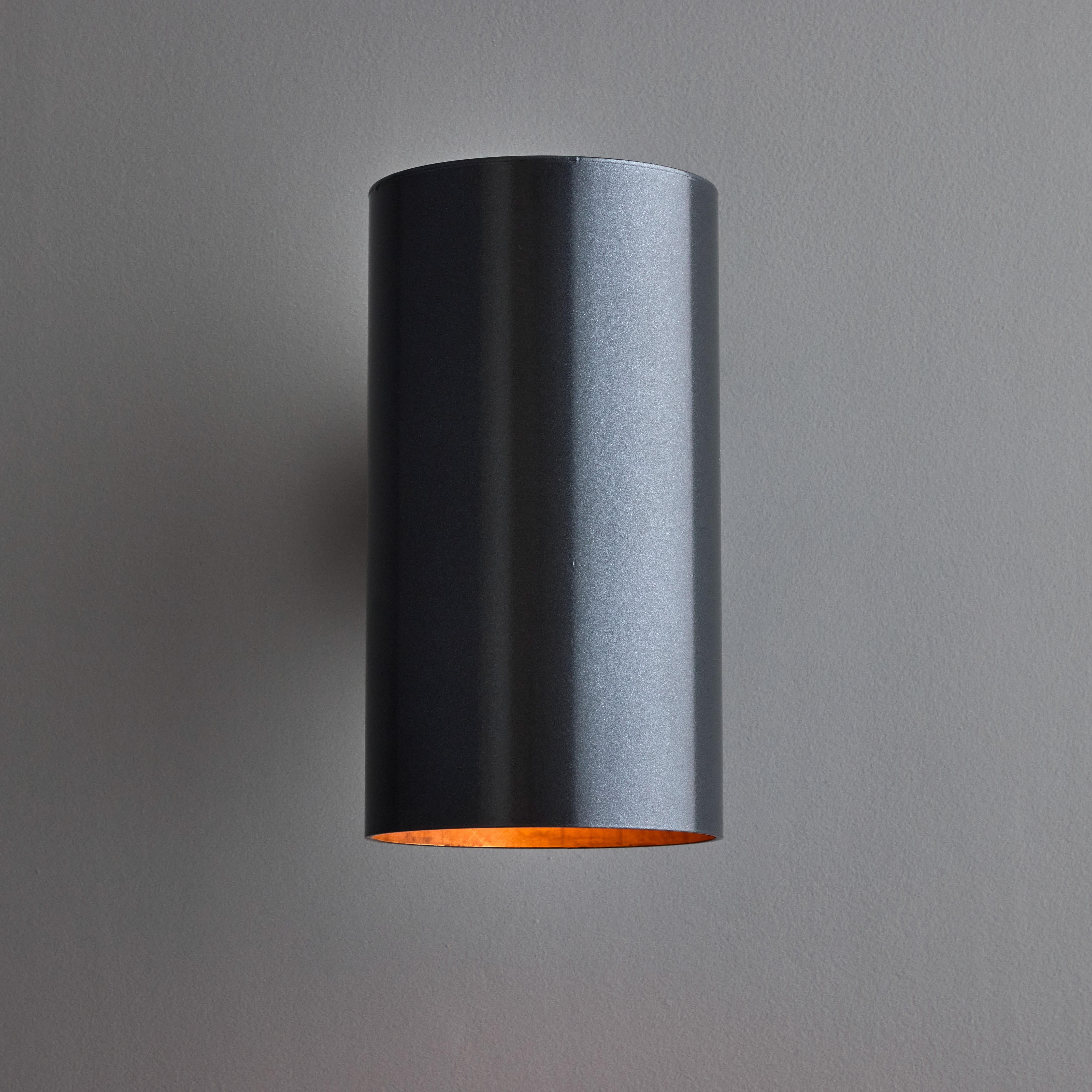 Large Hans-Agne Jakobsson C627 'Rulle' Outdoor Sconce in Painted Steel In New Condition For Sale In Glendale, CA