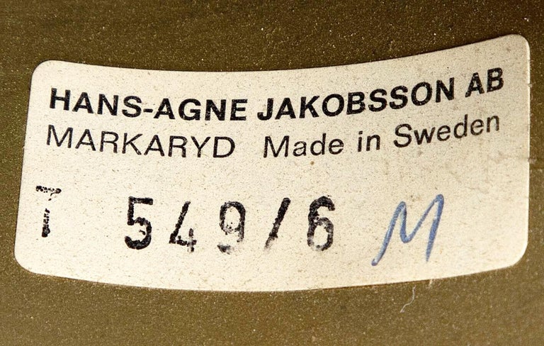 Brass Large Hans-Agne Jakobsson Carolin Ceiling Pendant For Sale