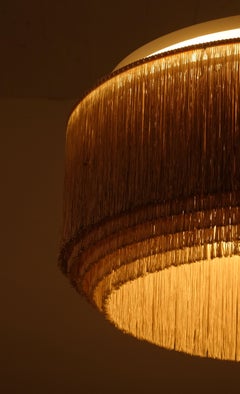 Large Hans-Agne Jakobsson Fringes Ceiling Lamp Model T615, 1960s