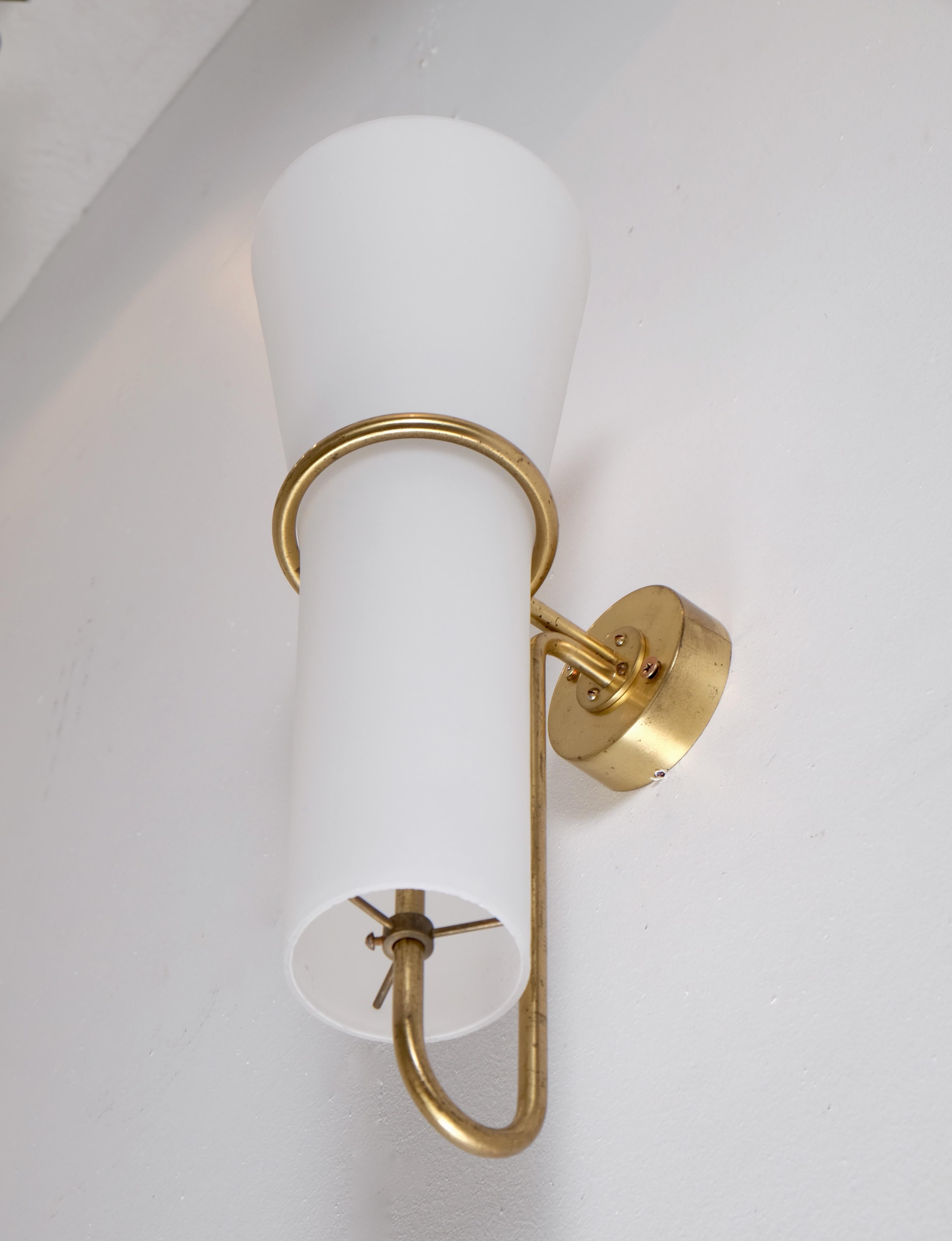 Scandinavian Modern Large Hans-Agne Jakobsson Wall Light, 1950s