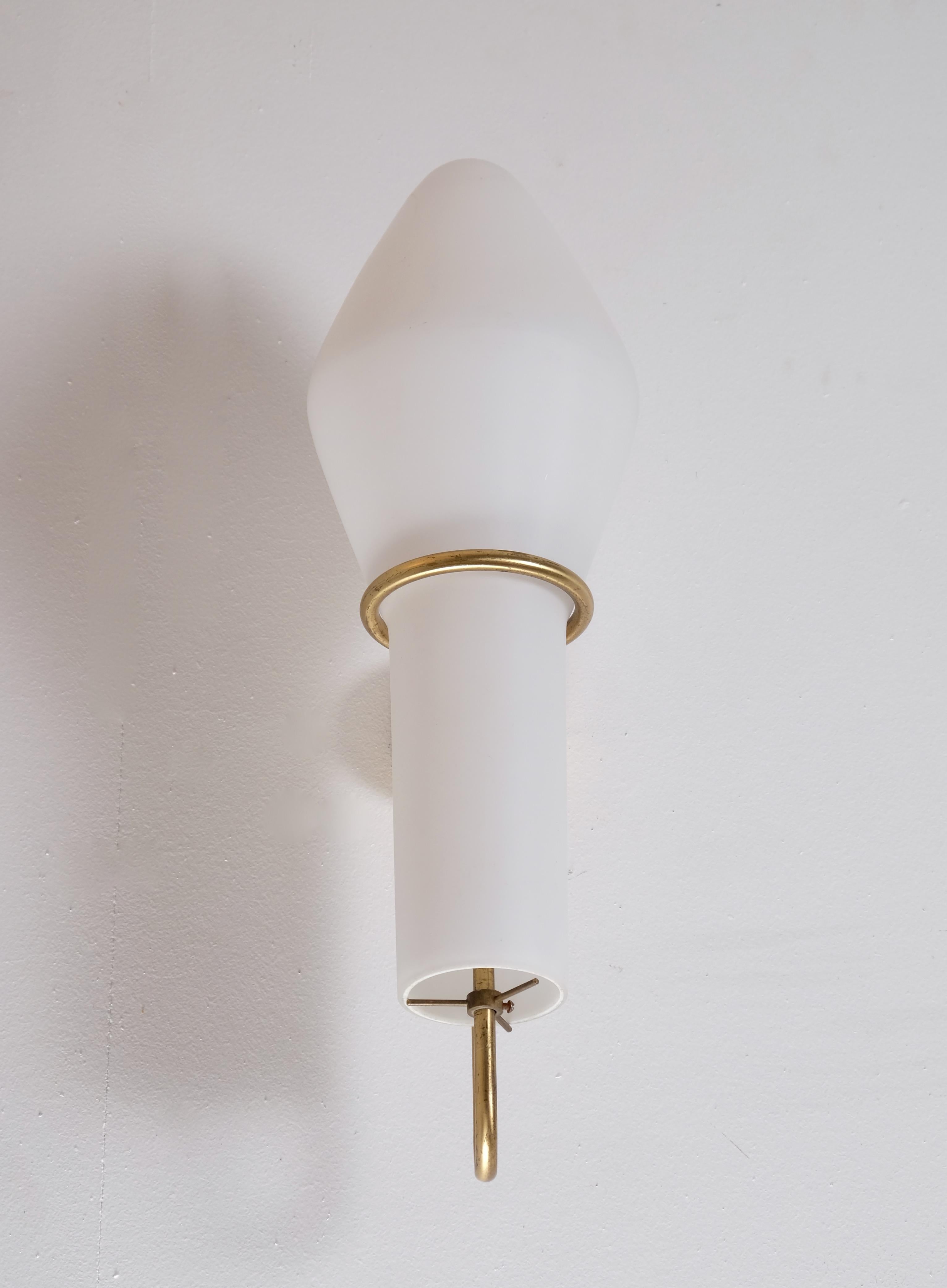 Swedish Set of 4 Hans-Agne Jakobsson Wall Lights, 1950s