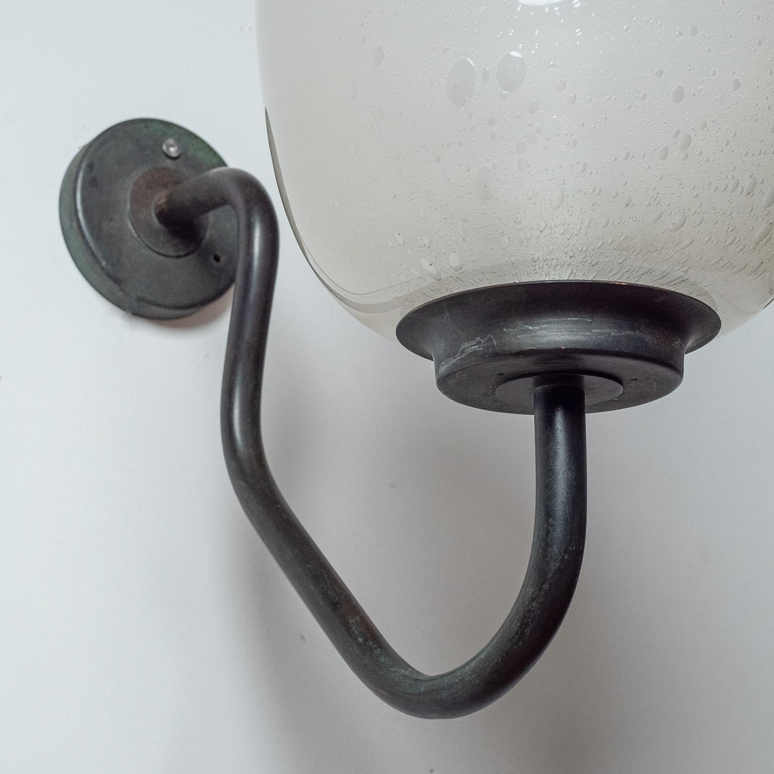 Grandes appliques en cuivre de Hans Bergström, années 1940 Bon état - En vente à Vienna, AT