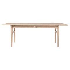 Großer Hans J Wegner 'CH327' Esstisch aus Eiche und Seife für Carl Hansen & Sohn