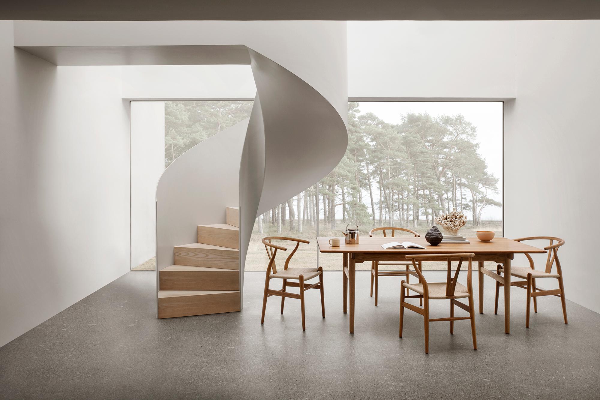 Contemporary Large Hans J Wegner 'CH327' Dining Table in Oiled Oak for Carl Hansen & Son For Sale