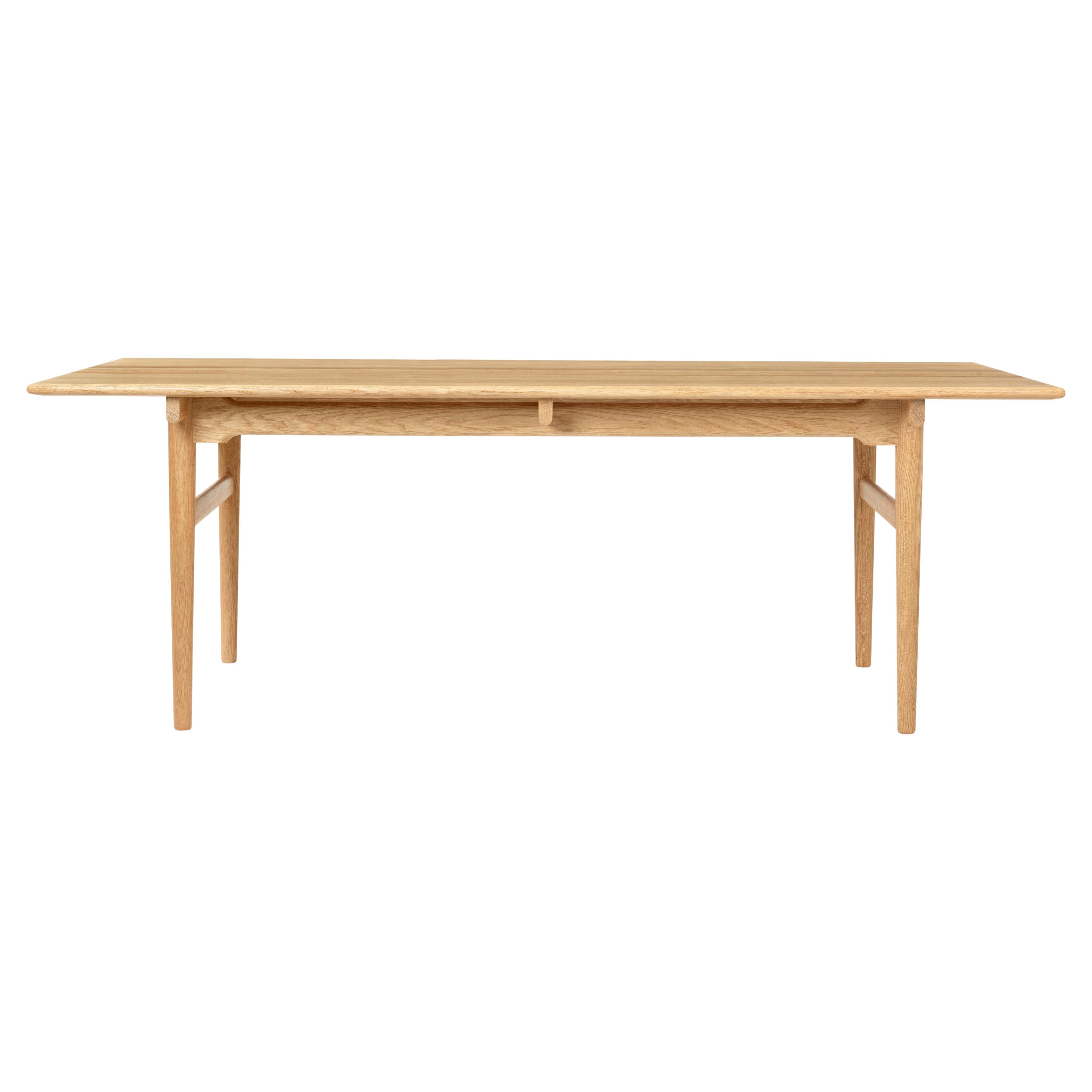 Large Hans J Wegner 'CH327' Dining Table in Oiled Oak for Carl Hansen & Son