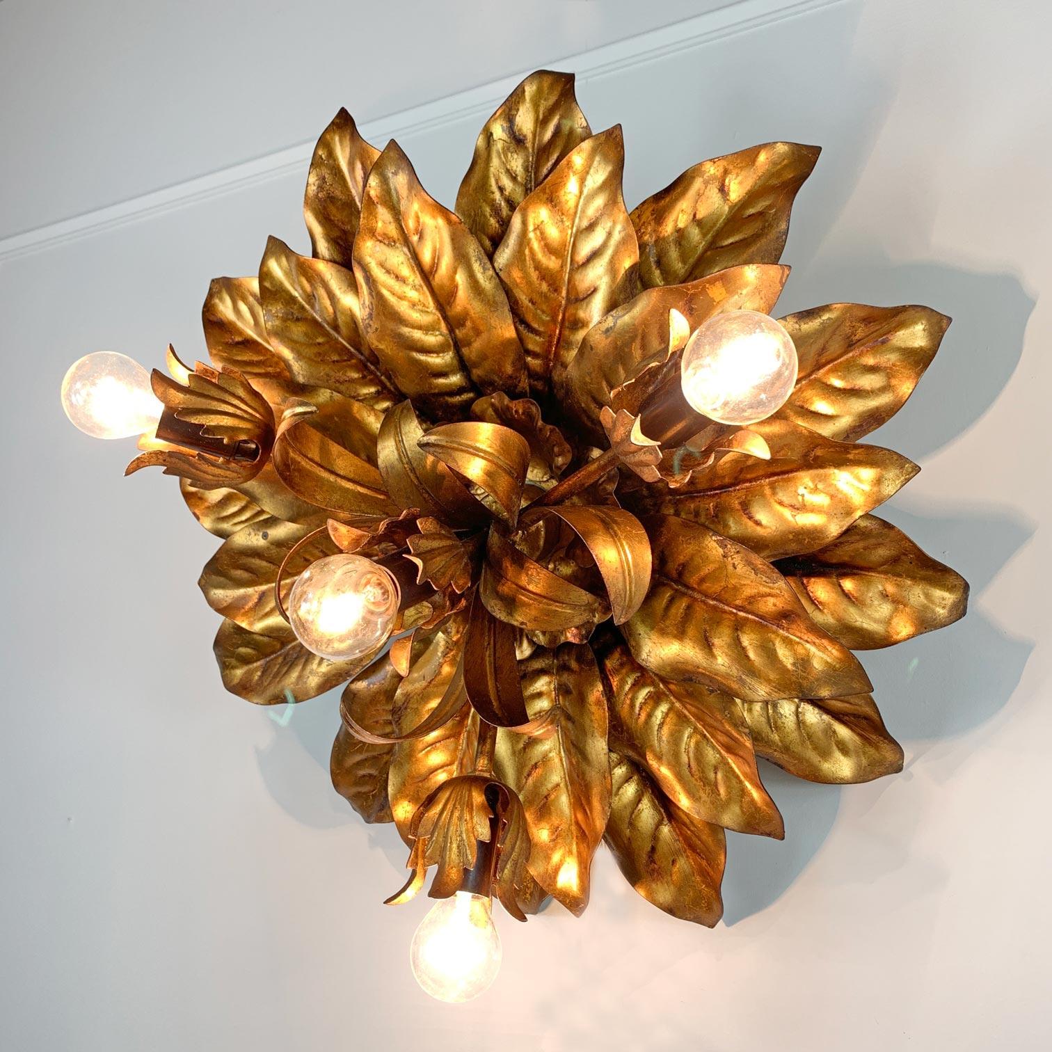 Large Hans Kogl Flower Ceiling Light 2