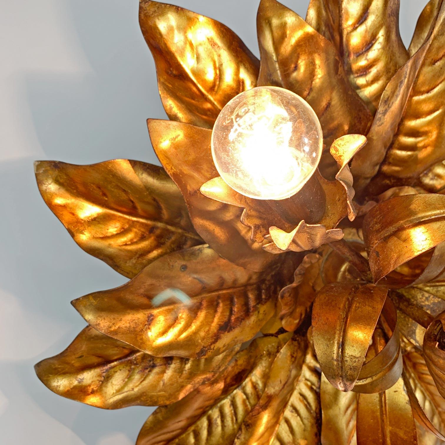Iron Large Hans Kogl Flower Ceiling Light