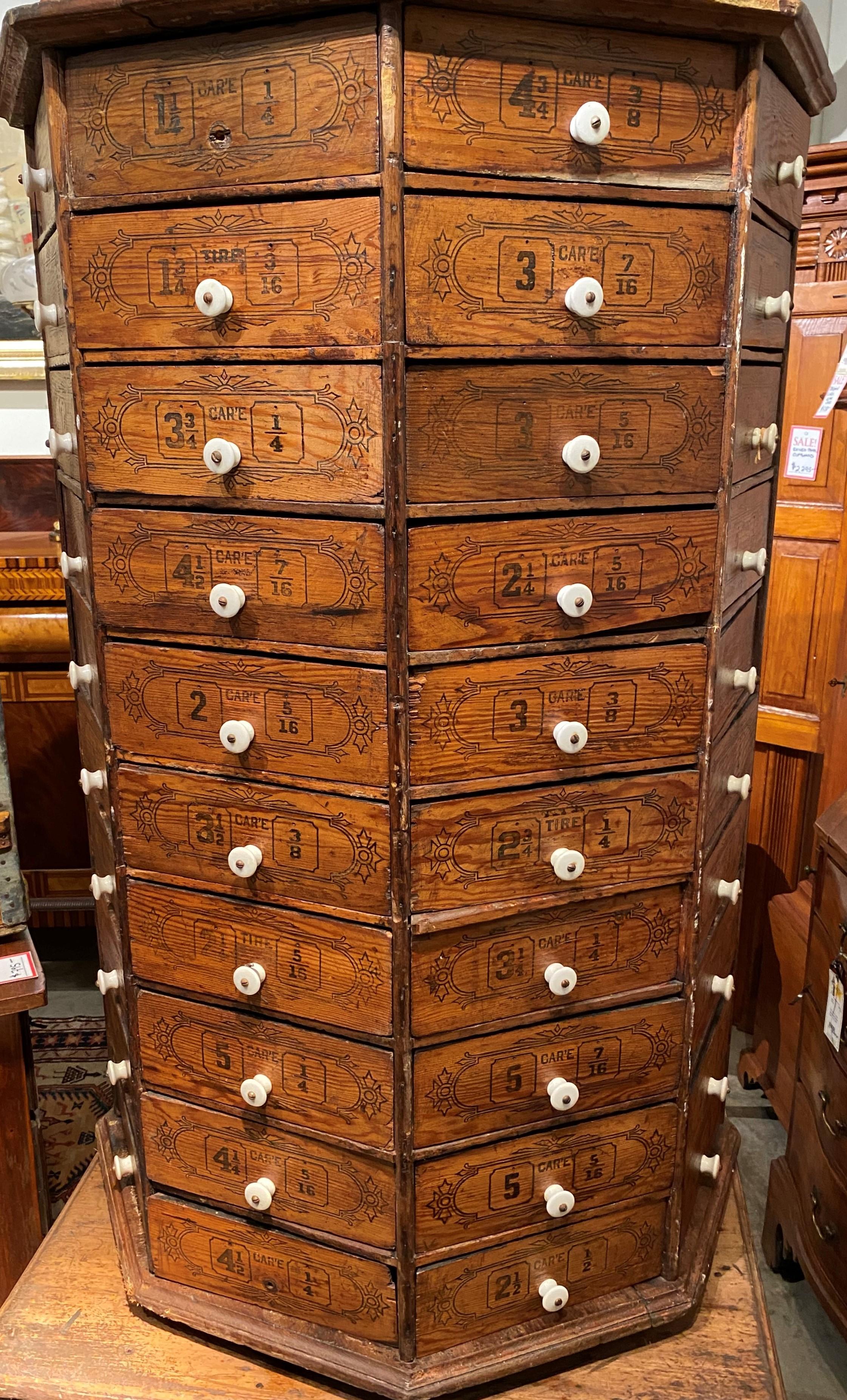 octagonal cabinet