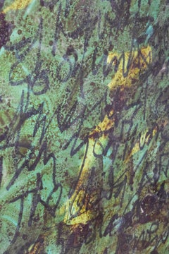 Large Harry Bouras, "The Season Recedes", Oil on Canvas, dtd. 1972