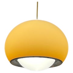 Large Harvey Guzzini BUD 3059 Acrylic Hanging Lamp in Gradient Brown