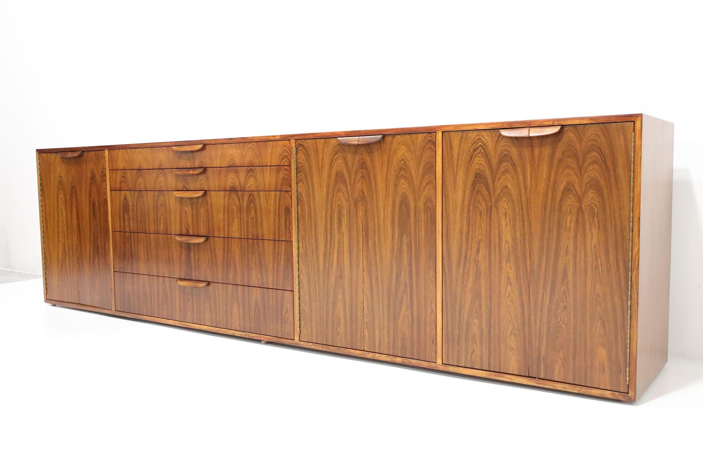 Large Harvey Probber Sideboard in Rosewood For Sale 2