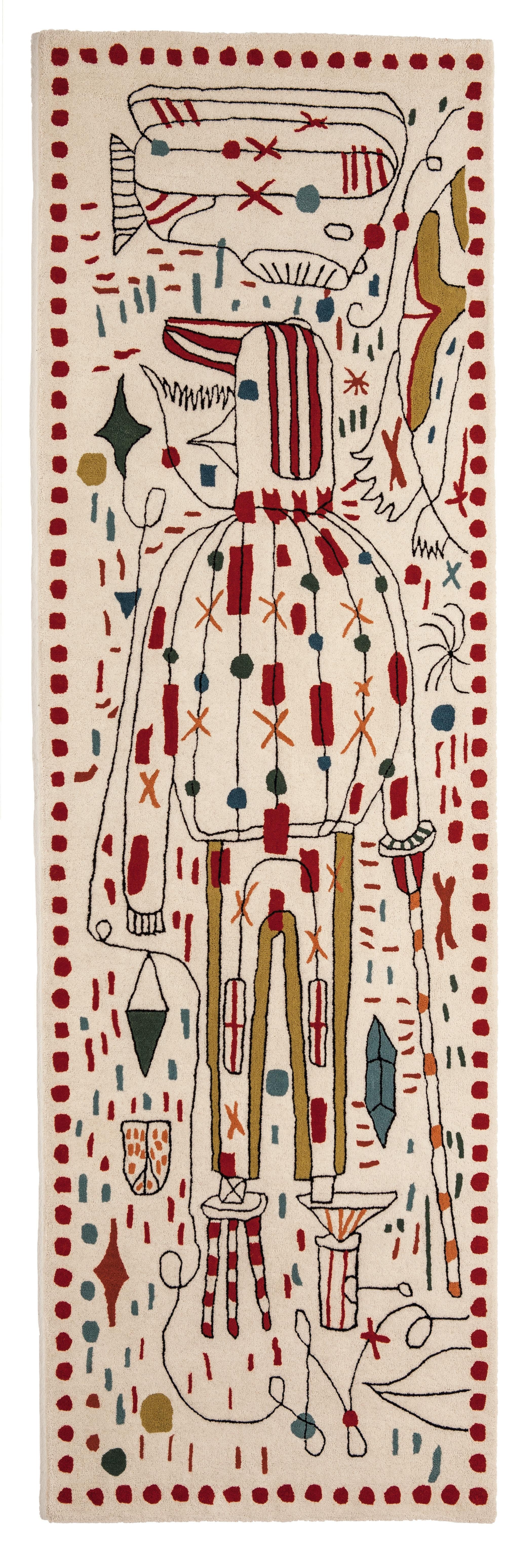 Großer handgetufteter Teppich „Hayon x Nani“ von Jaime Hayon für Nanimarquina im Angebot 3