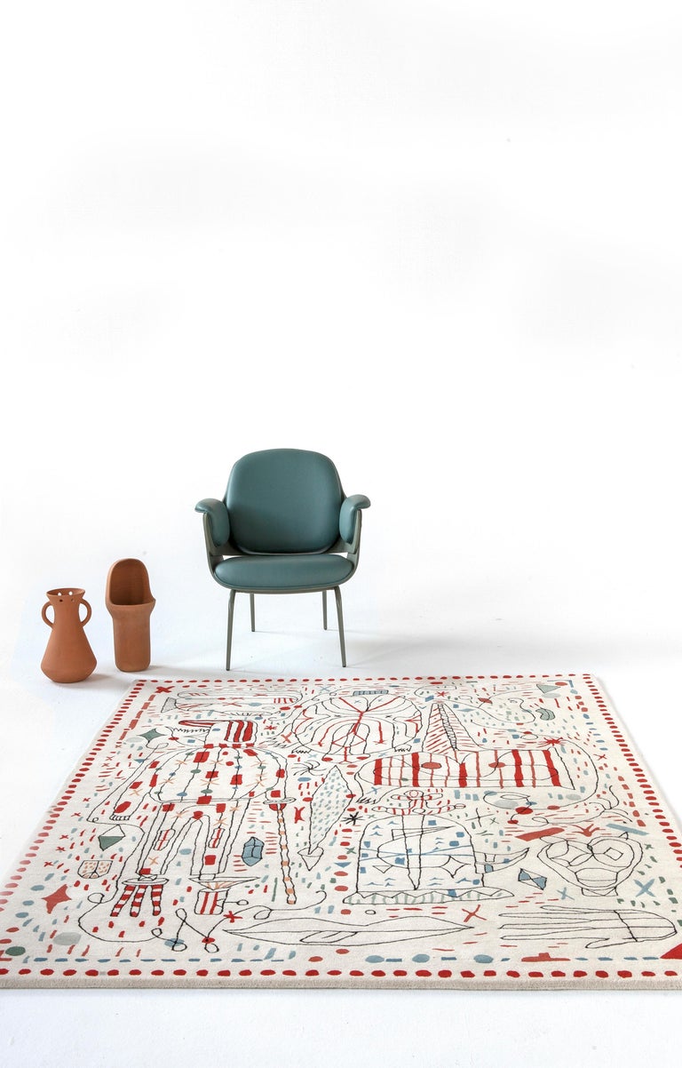 Mid-Century Modern Large 'Hayon x Nani' Hand-Tufted Rug by Jaime Hayon for Nanimarquina For Sale