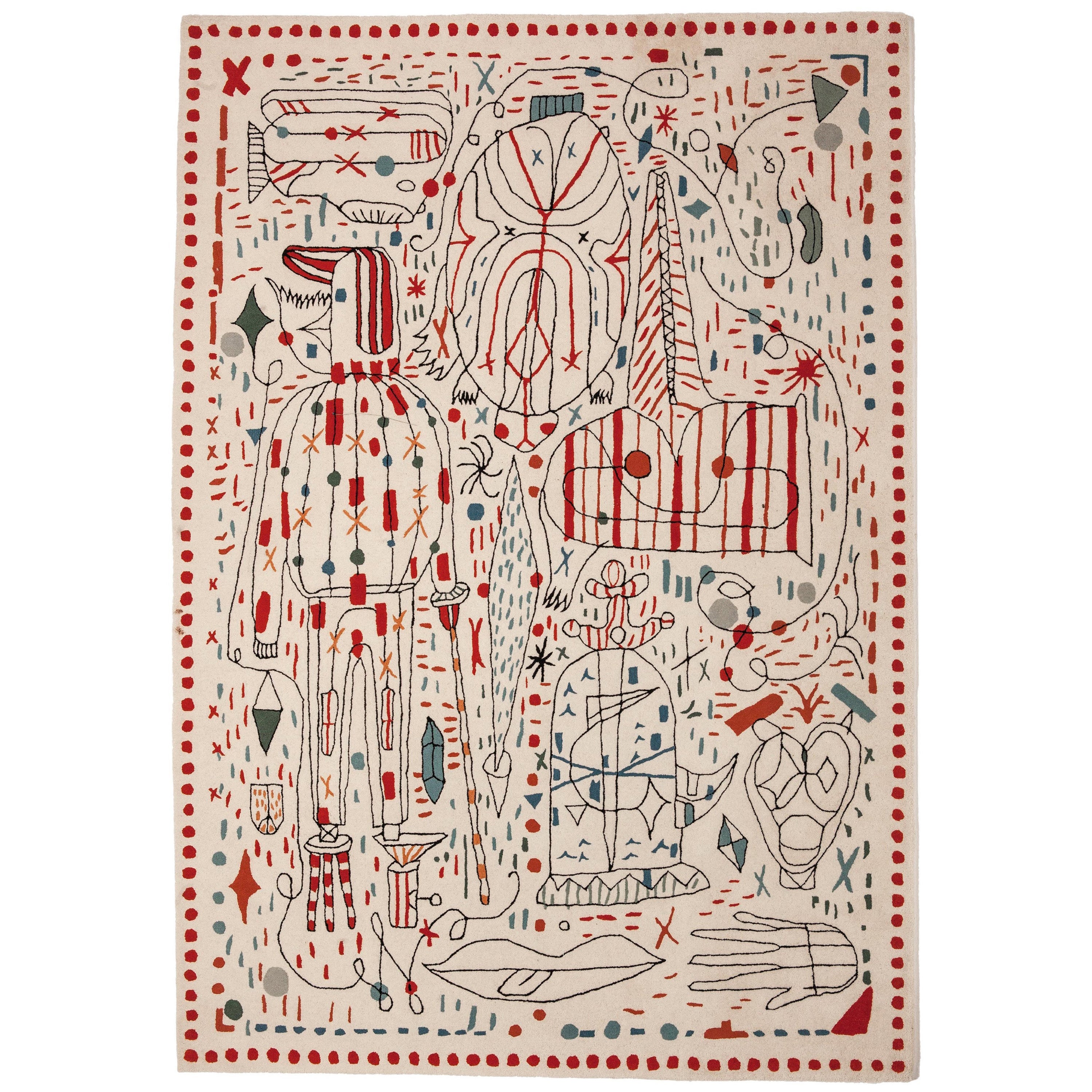 Grand tapis touffeté à la main Hayon x Nani » de Jaime Hayon pour Nanimarquina en vente