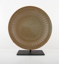 Large Heavily Glazed Chinese Shallow Bowl