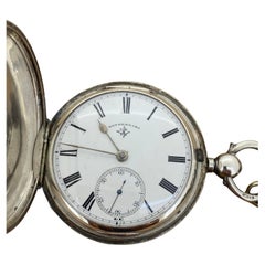 Große & schwere antike Rotherhams Londoner Silber Full Hunter Taschenuhr, ca. 1838