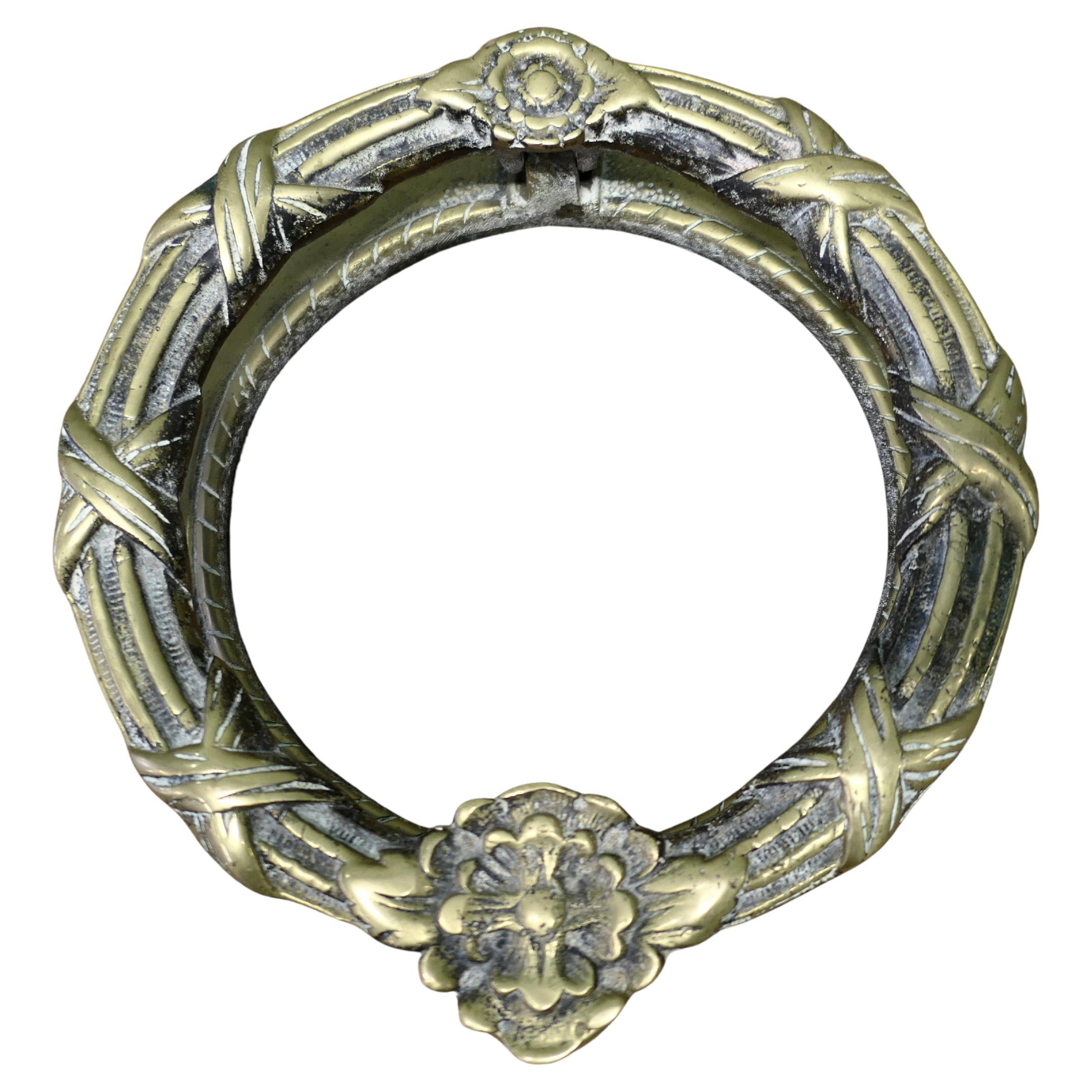 Large Heavy .Brass Ring Door Knocker This is a superb heavy door knocker im Angebot