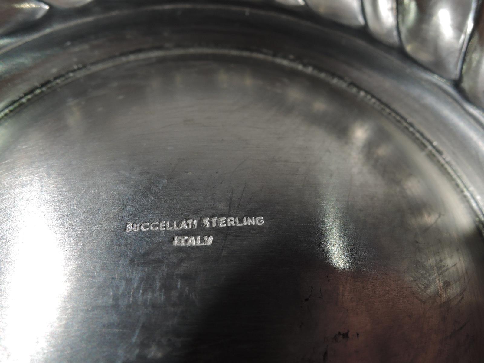 Buccellati Modern Classical Sterling Silver Mug in Torchon Pattern 2