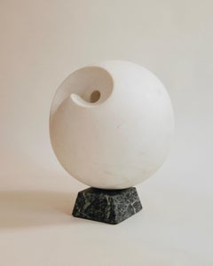 Large & Heavy Carved Marble Abstract Sculpture Barbara Hepworth