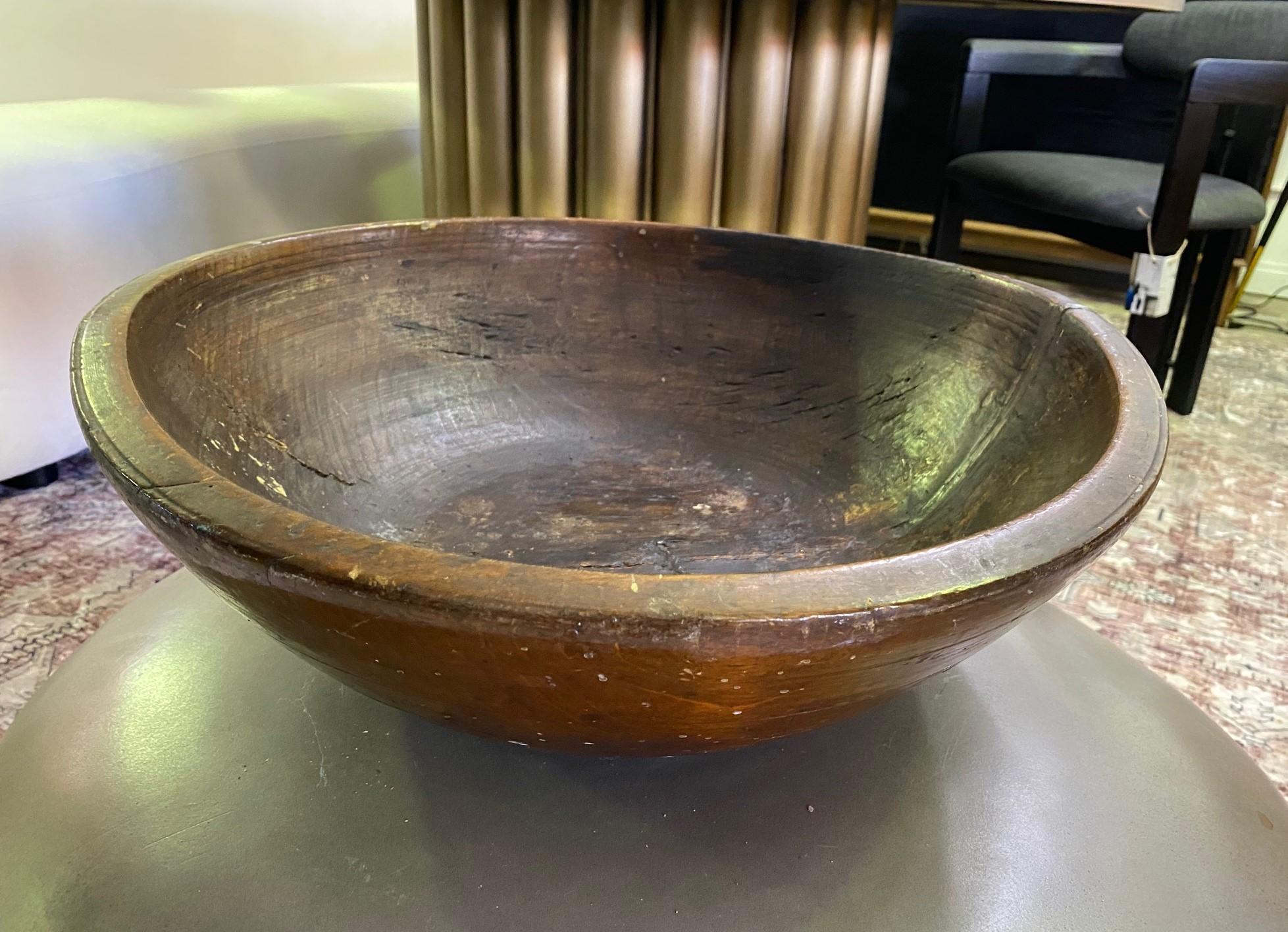 rustic centerpiece bowl