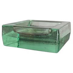 Large heavy Saint Gobain glass vide poche